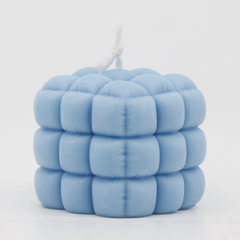 Davie Ocho: Blue Puffer Candle