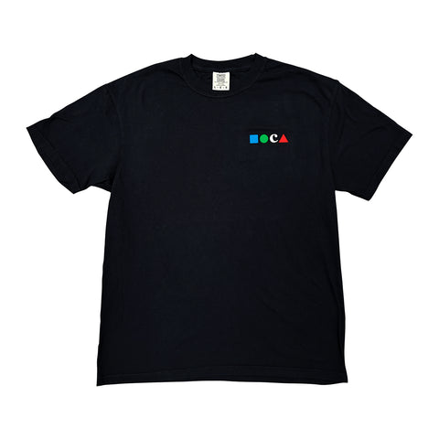 MOCA Pocket Logo Black Short Sleeve T-shirt