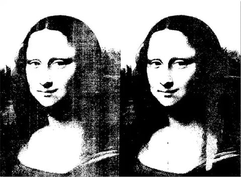 Andy Warhol: Double Mona Lisa Sticker