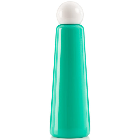 Jumbo Skittle Water Bottle in Turquoise & White