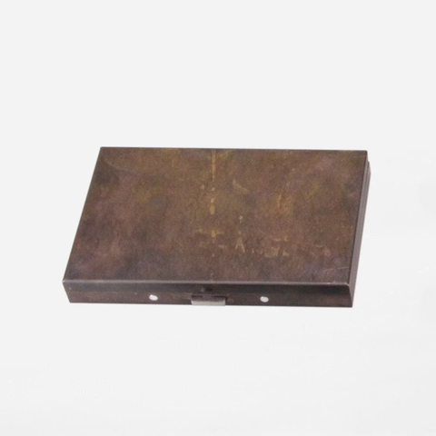 Picus Rust Brass Box Card Case