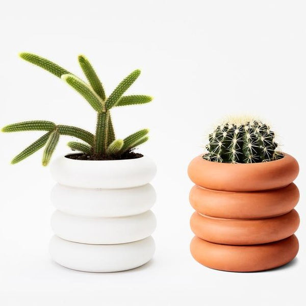stacking clay pot planter Stacking Planter