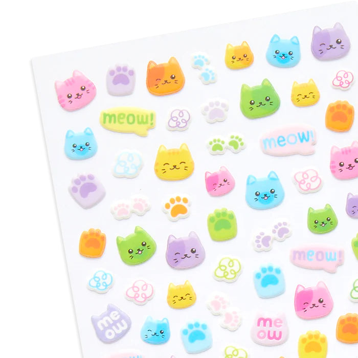 Colorful Cats Stickiville Stickers