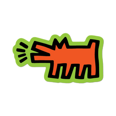 Keith Haring: Barking Pop Shop Dog – MOCA Store