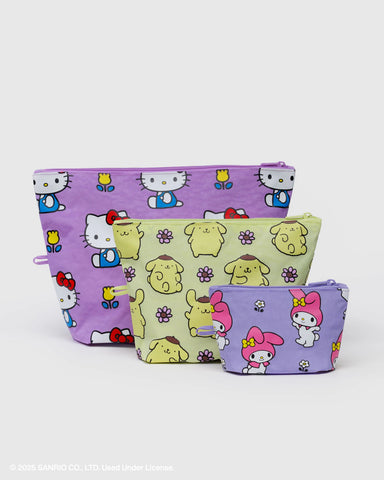 Hello Kitty & Friends Florals Go Pouch Set