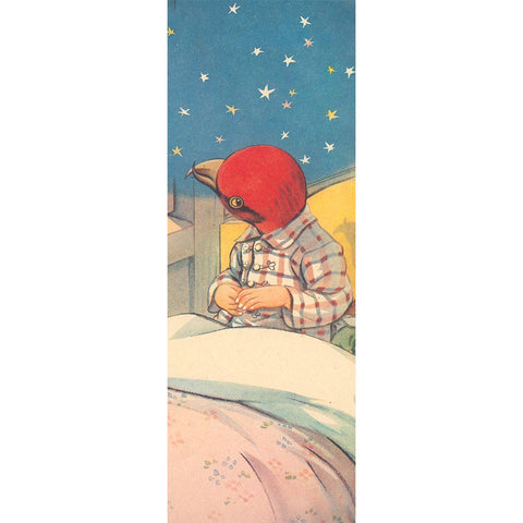 Vintage Bedtime Bird Bookmark