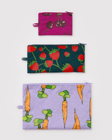 Carrots & Berries Flat Pouch Set