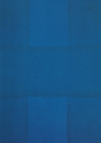 Ad Reinhardt: Notecard (Abstract Painting, Blue)
