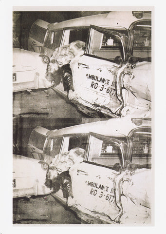 Andy Warhol: Postcard (Ambulance Disaster)