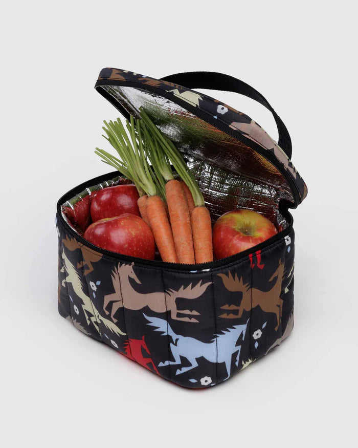 Horse Cut-Outs Puffy Lunch Bag
