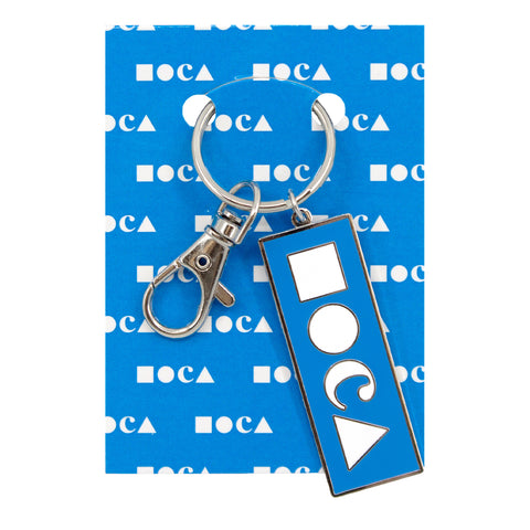 MOCA Blue Keyring
