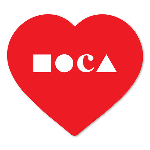 MOCA Heart Sticker