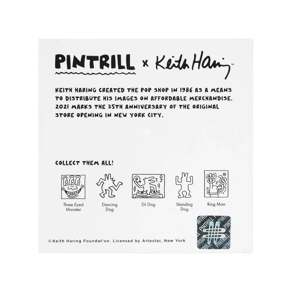 Keith Haring: 3 Eyed Monster Pin