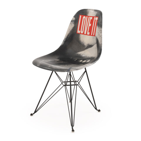 Case Study® Fiberglass Barbara Kruger Side Chair