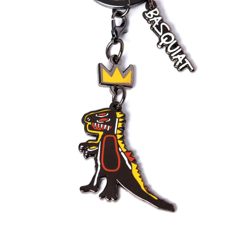 Jean-Michel Basquiat: Crowned T-Rex Keyclip