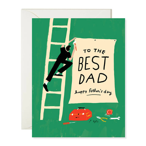 Best Dad Sign Card