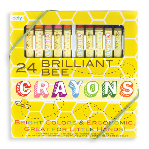 Brilliant Bee Crayons: Set of 24