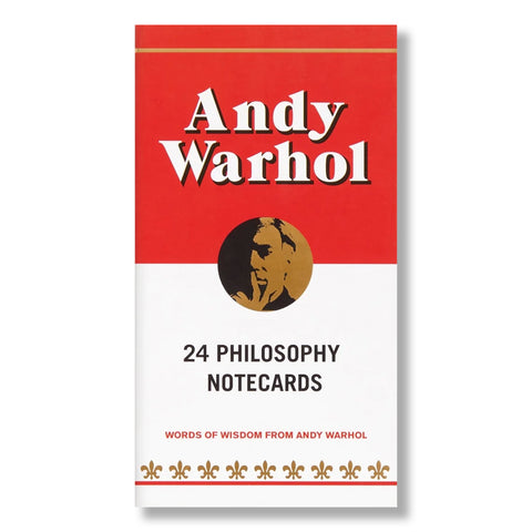 Andy Warhol: Philosophy Notecards