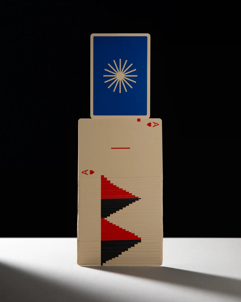 Eames: Starburst Playing Cards in Blue