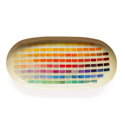 Ridgway's Nomenclature of Colors Enamel Tray