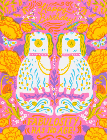 Fabulous Birthday Spaniels Card