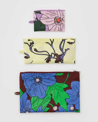 Poppy Mix Flat Pouch Set