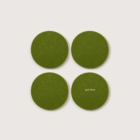 Loden Green Bierfilzl Set of 4