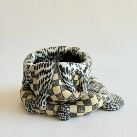 Philip Kupferschmidt: Checked Slump Vessel