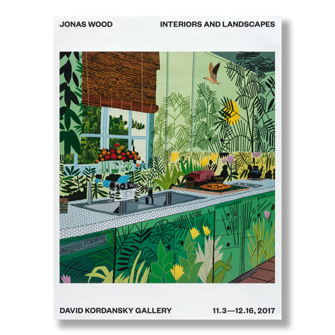 Jonas Wood: Interiors and Landscapes Exhibition Poster