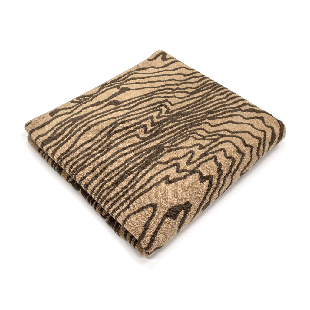 Jonas Wood x MOCA Beach Towel (Wood Grain)