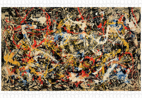 Jackson Pollock: Puzzle (Convergence)