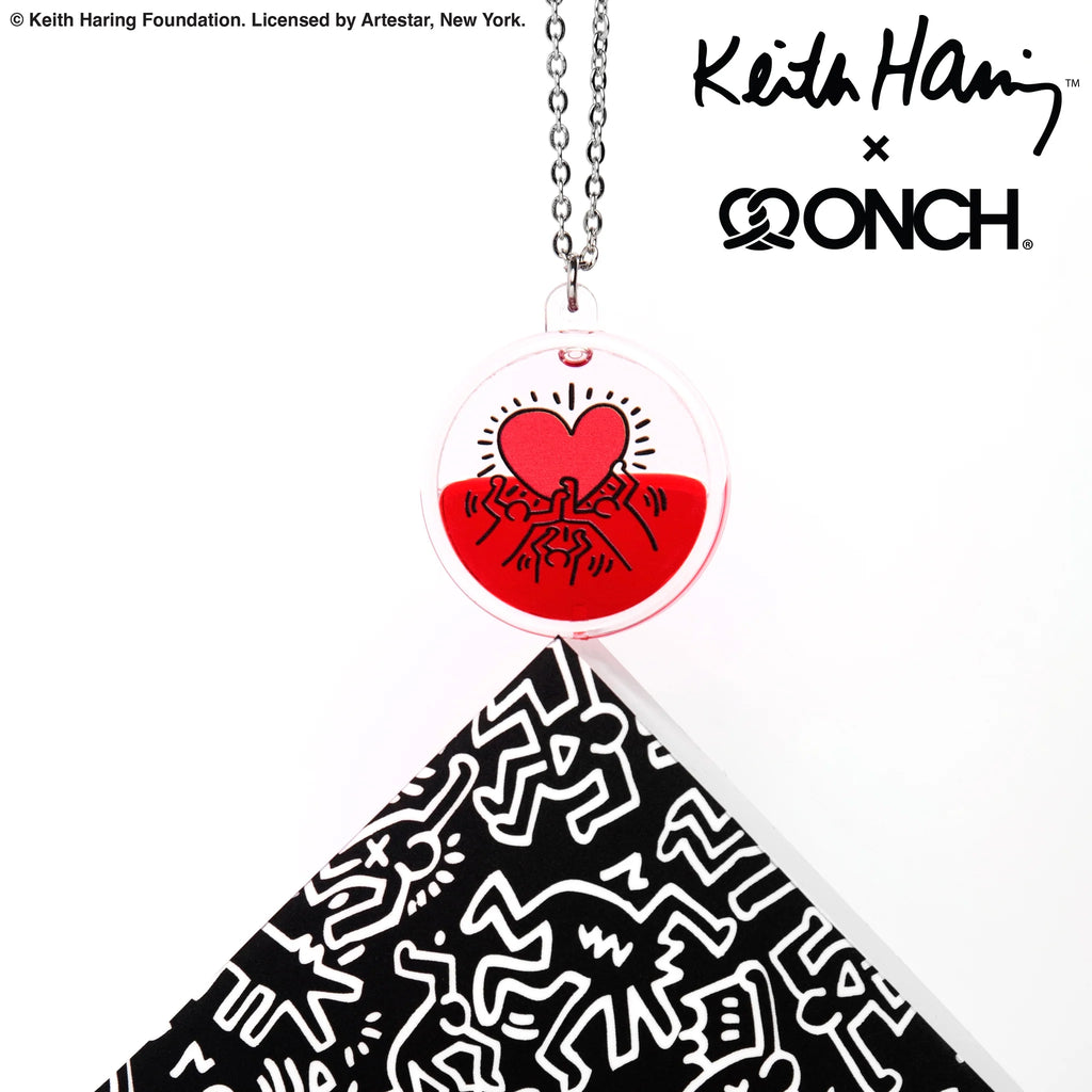 Keith Haring x Onch: Heart Necklace