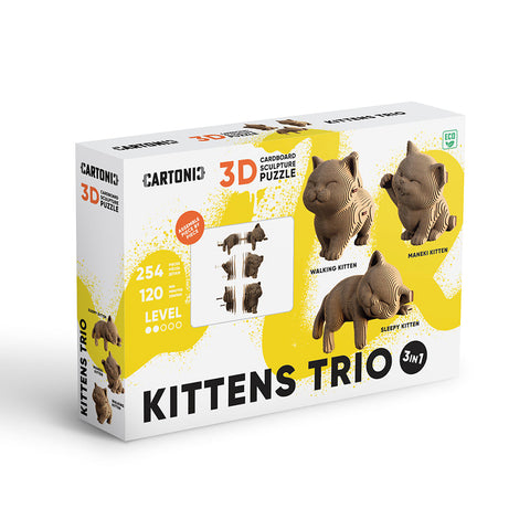 Kittens Trio 3D Puzzle
