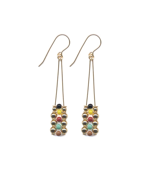 I. Ronni Kappos: Klimt Gold Stack Earrings