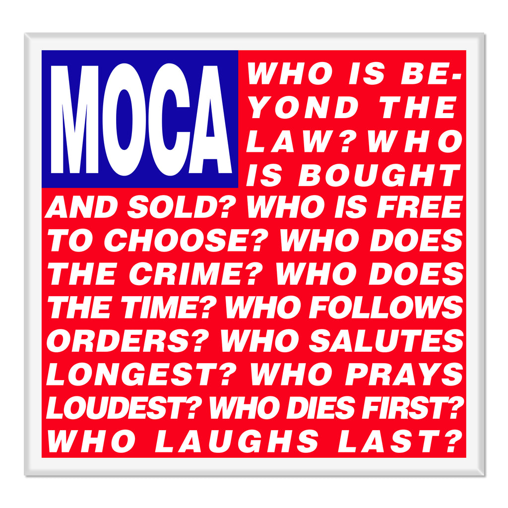 Barbara Kruger: Untitled (Questions) Magnet