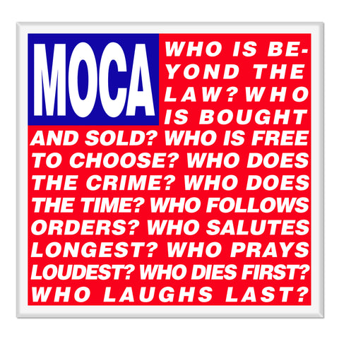 Barbara Kruger: Untitled (Questions) Magnet