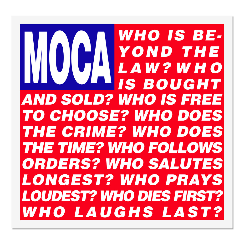 Barbara Kruger: Untitled (Questions) Sticker