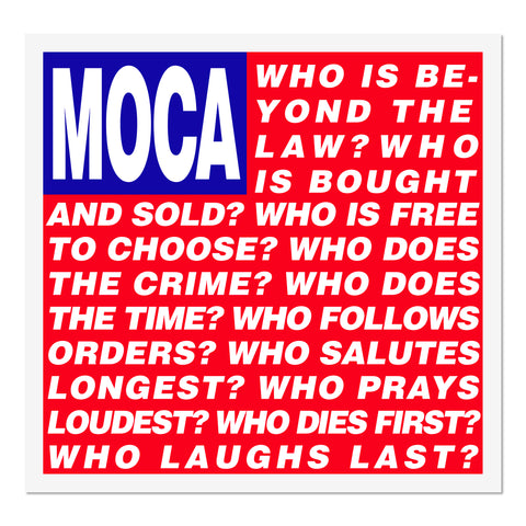 Barbara Kruger: Untitled (Questions) Sticker
