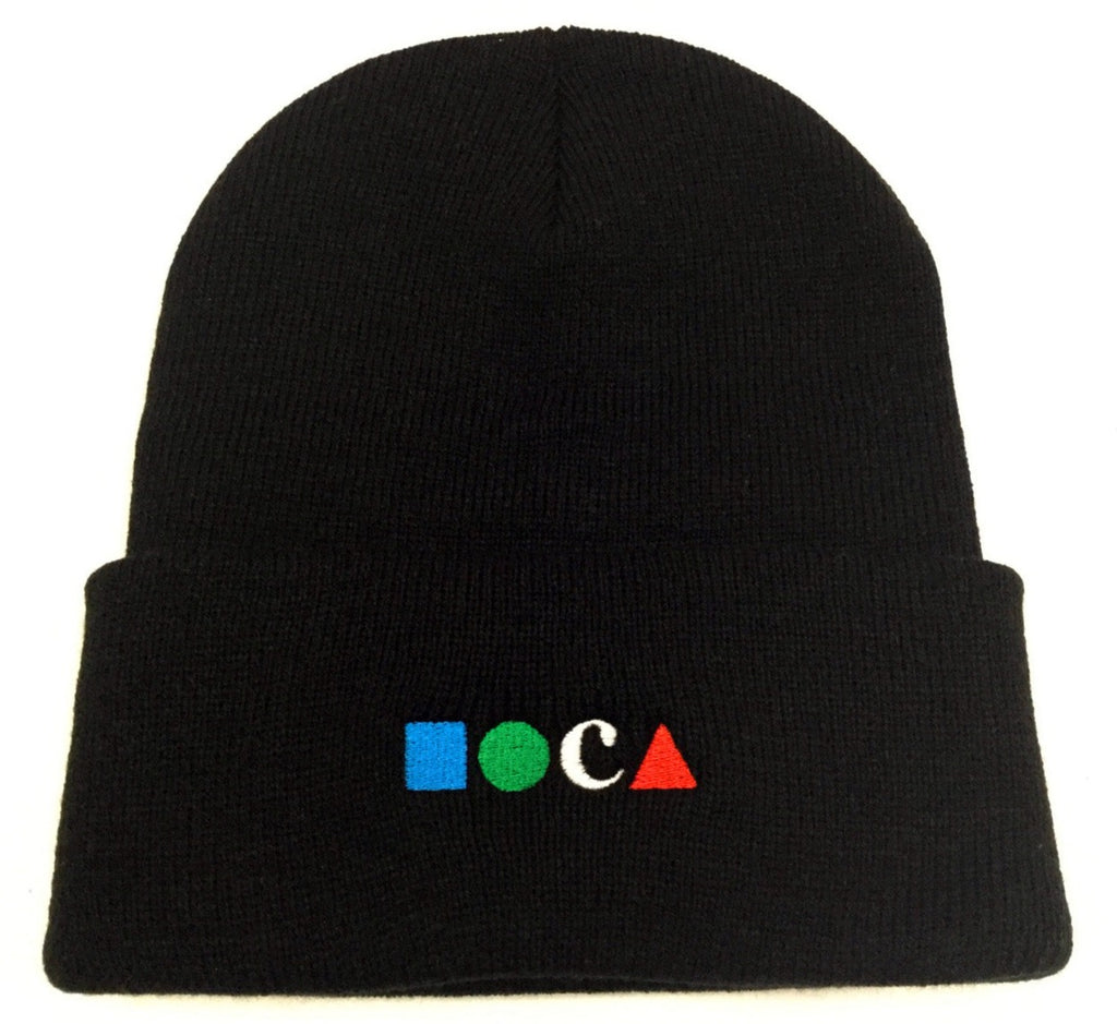 MOCA Classic Logo Black Beanie