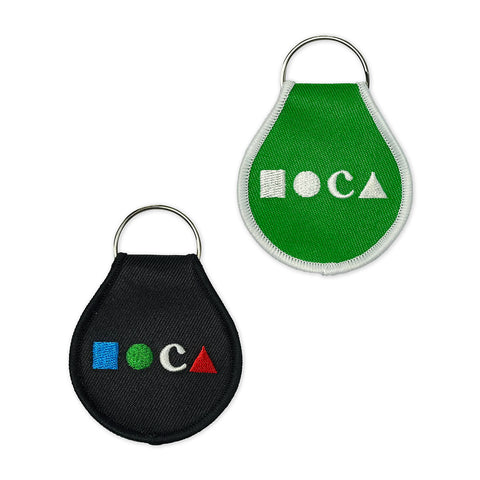 MOCA Classic Logo Embroidered Patch Keyring