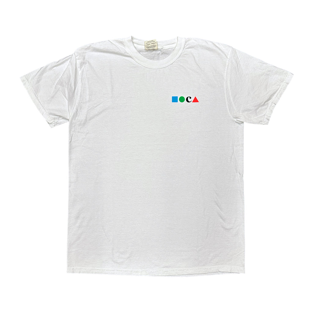 MOCA Pocket Logo White Short Sleeve T-Shirt