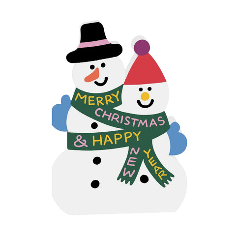 Snowmen Christmas & New Year Card