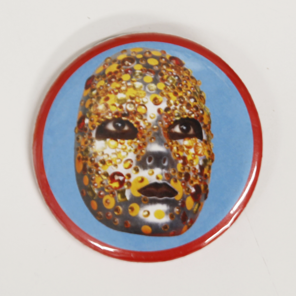 Nick Cave: Sequin Mask Button
