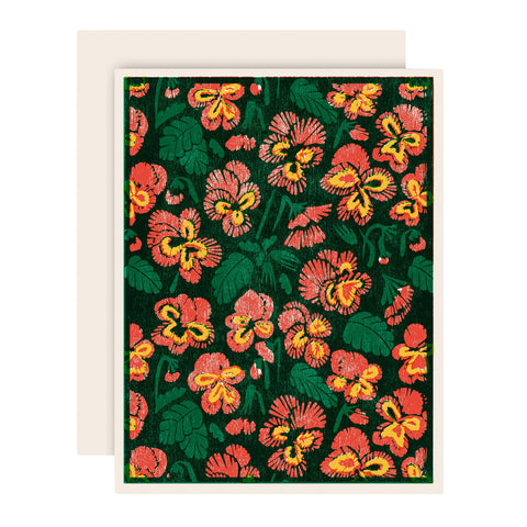 Pansies Card