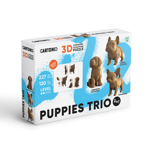 Puppies Trio 3D Puzzle