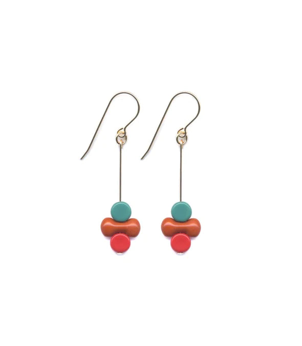 I. Ronni Kappos: Puzzle Drop Earrings