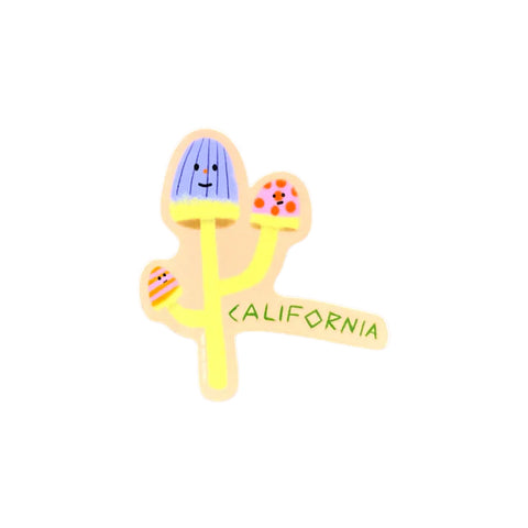Cali Shrooms Sticker