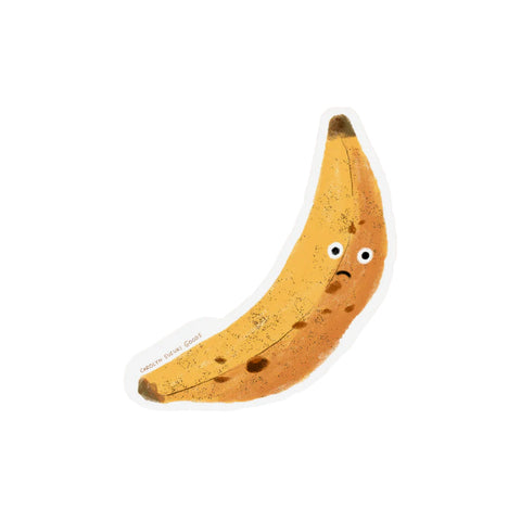 Sad Banana Sticker