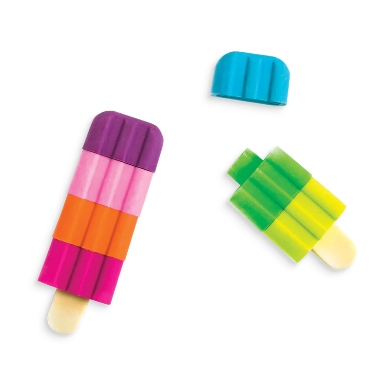 Icy Pops Scented Puzzle Erasers