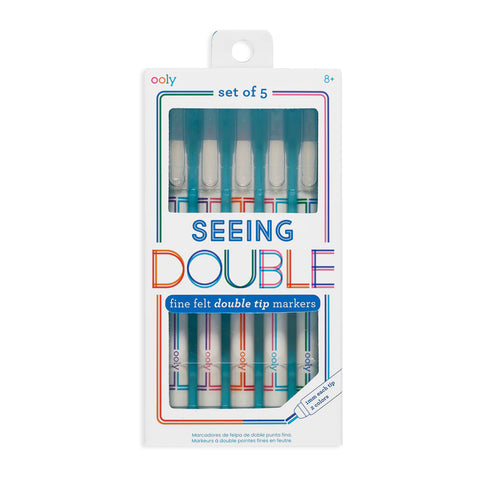 Seeing Double: Fine Felt Double Tip Markers